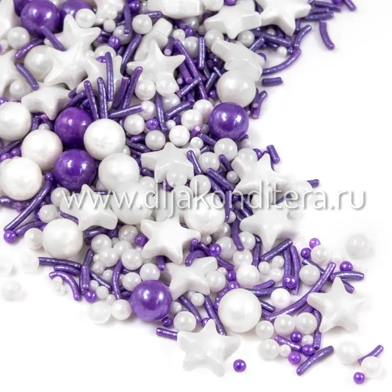 Посыпки "Фиалка" микс 3D 50гр