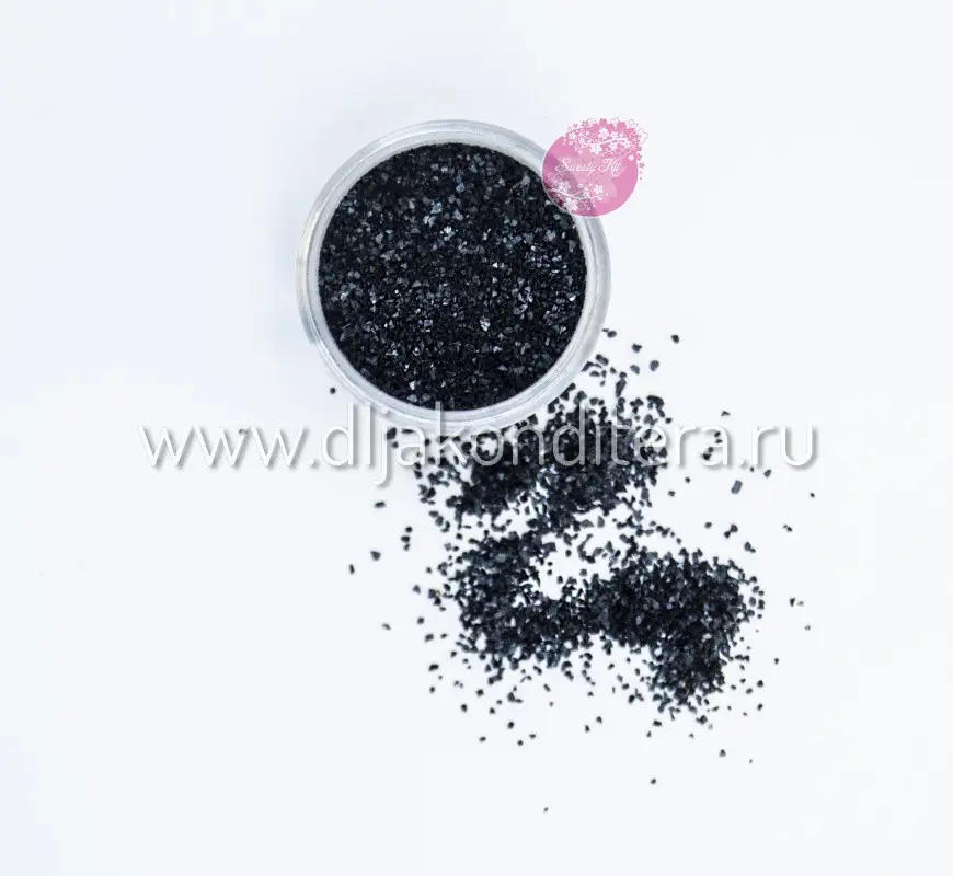 Фото #2 товара Пищевые блёстки Sweety Kit 5g Черные
