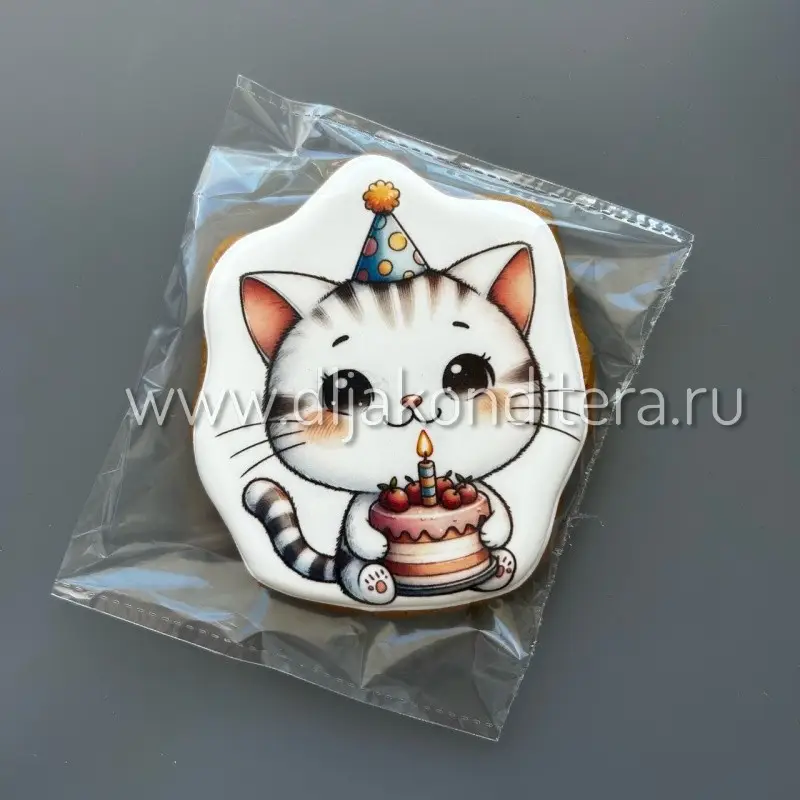 Фото #1 товара Имбирный Пряник "Кот ДР"