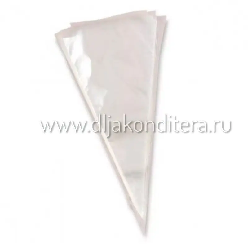 Фото #1 товара Пакет- Конус 18*37см с клип-лентой 100шт
