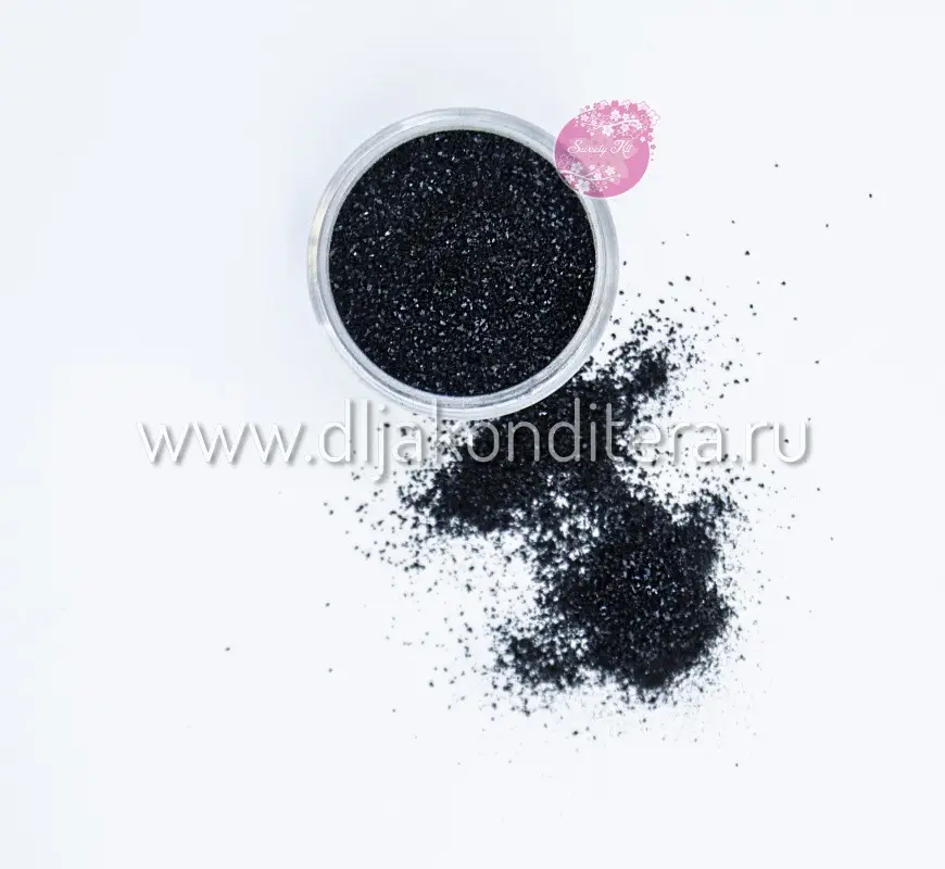 Фото #3 товара Пищевые блёстки Sweety Kit 5g Черные