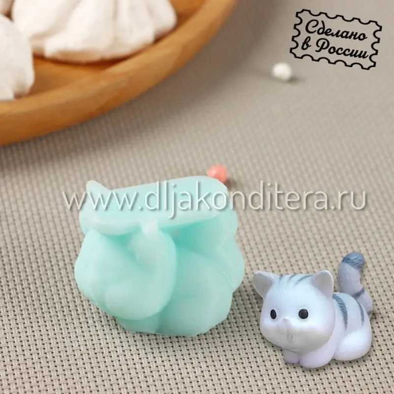 Фото #1 товара 3D силиконовая форма Котенок Мини
