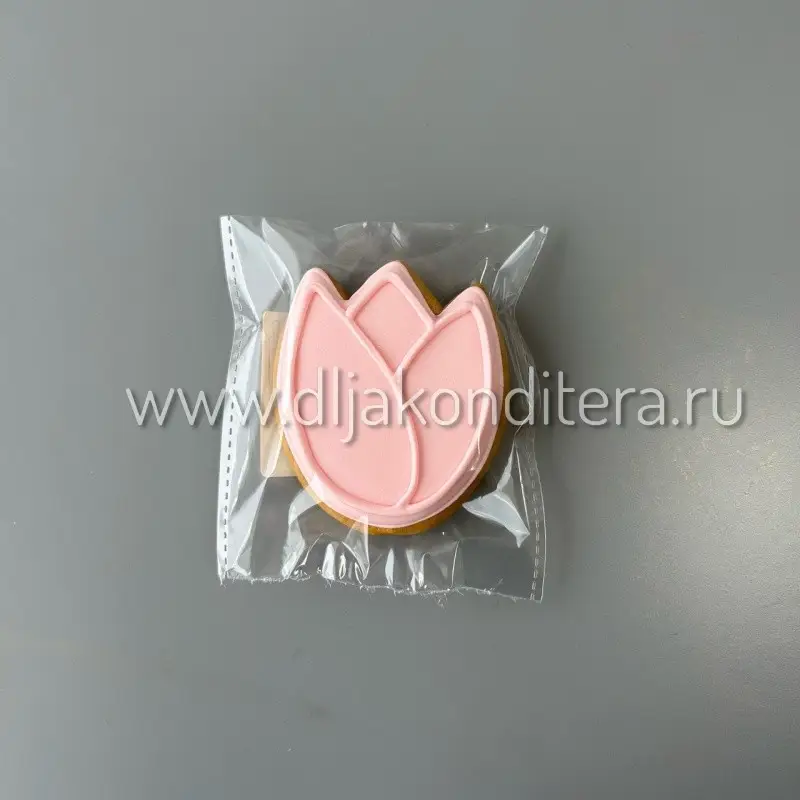 Фото #1 товара Имбирный Пряник "Тюльпан Розовый"