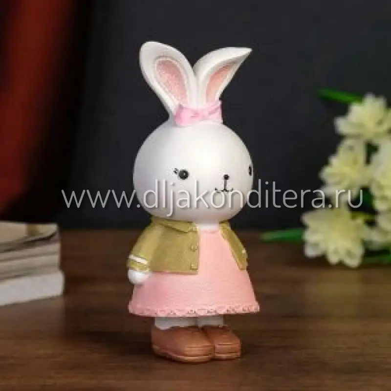 3D силиконовая форма Зайка-девочка
