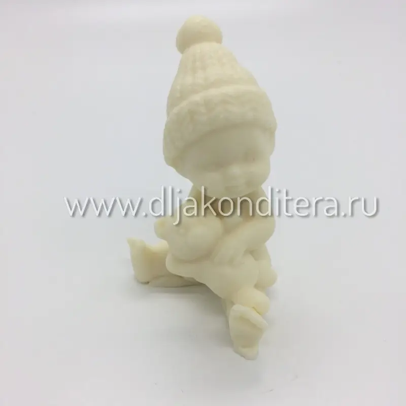 Фото #1 товара 3D силиконовая форма Малыш с мишкой (классик)