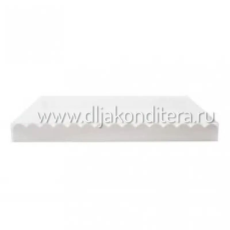 Коробочка 23,5*30*3см белая/крафт с прозрачной крышкой