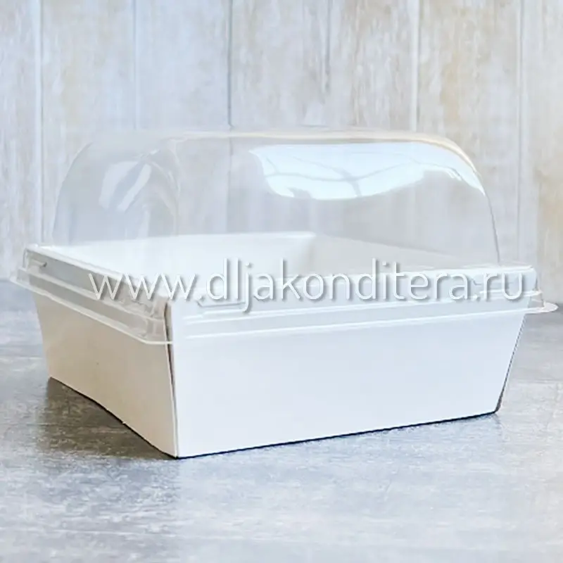 Упаковка для Бенто Белый 11*11*8см