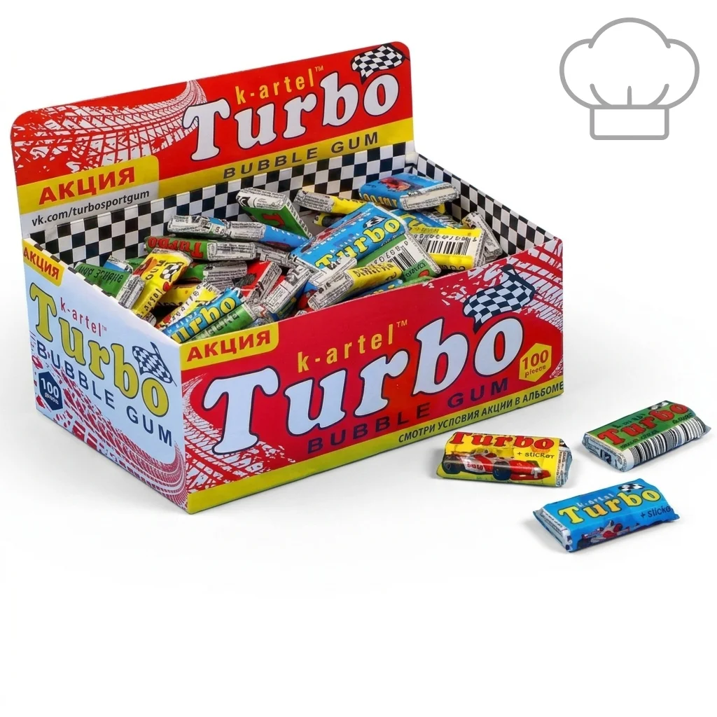 Жевательная Резинка Turbo Sport 4,5г