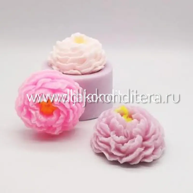 Фото #1 товара 3D молд Пион d7,5см