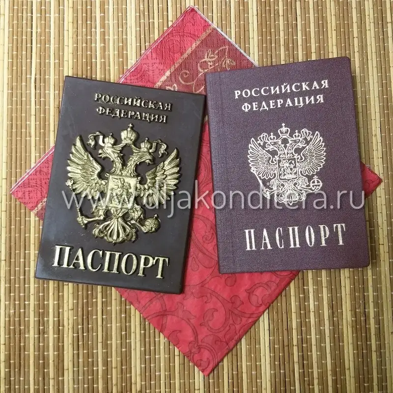Силиконовая форма Паспорт РФ