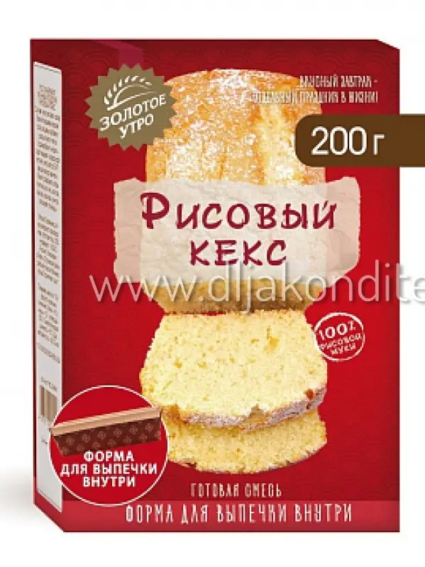 Фото #2 товара Рисовый Кекс С.Пудовъ 200гр