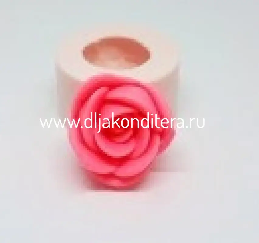 Фото #1 товара 3D молд Роза мини d3,5см