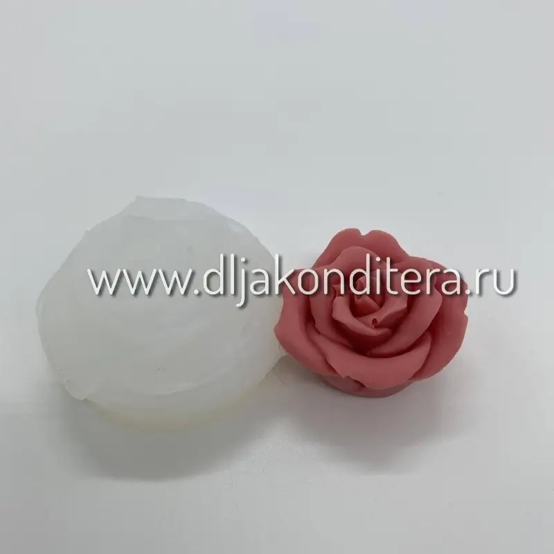 Фото #1 товара 3D молд Роза №55 d5,2см